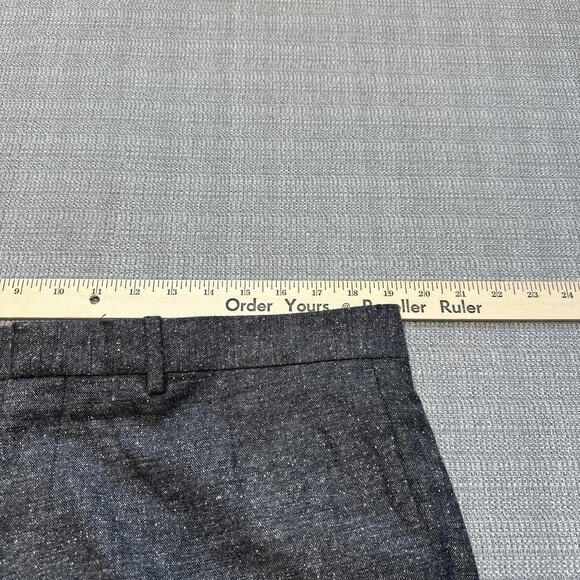 Theory Pants Mens 36 Gray Jake W Heyward Wool Silk Blend Dress Trousers Modern - Picture 7 of 9